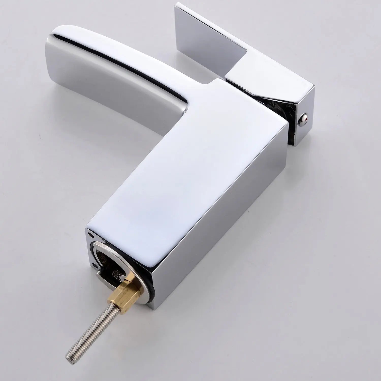 Single-Handle Single-Hole Bathroom Faucet - larahd