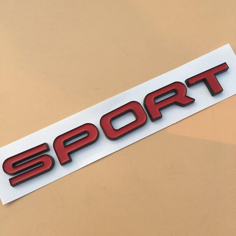 SPORT Emblem for Land Range Rover SV Autobiography Discovery HSE Luxury SCV6 SDV6 SDV8 Si4 Bar Badge Car Styling Trunk Sticker - larahd