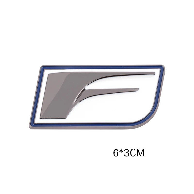 F-Sport Emblem Metal Logo Badge Side Fender Marker Trunk Lid for Lexus