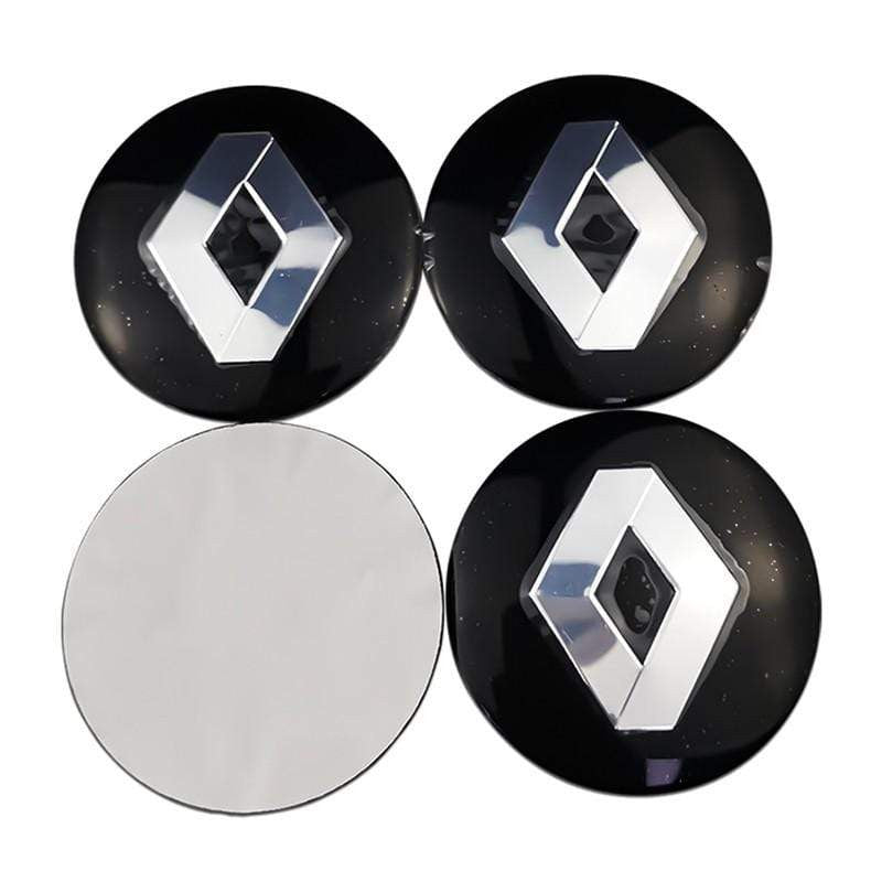 4PCS 56mm Renault Logo Car Wheel Center Hub Cap Sticker Auto Tire Emblem Badge Decal