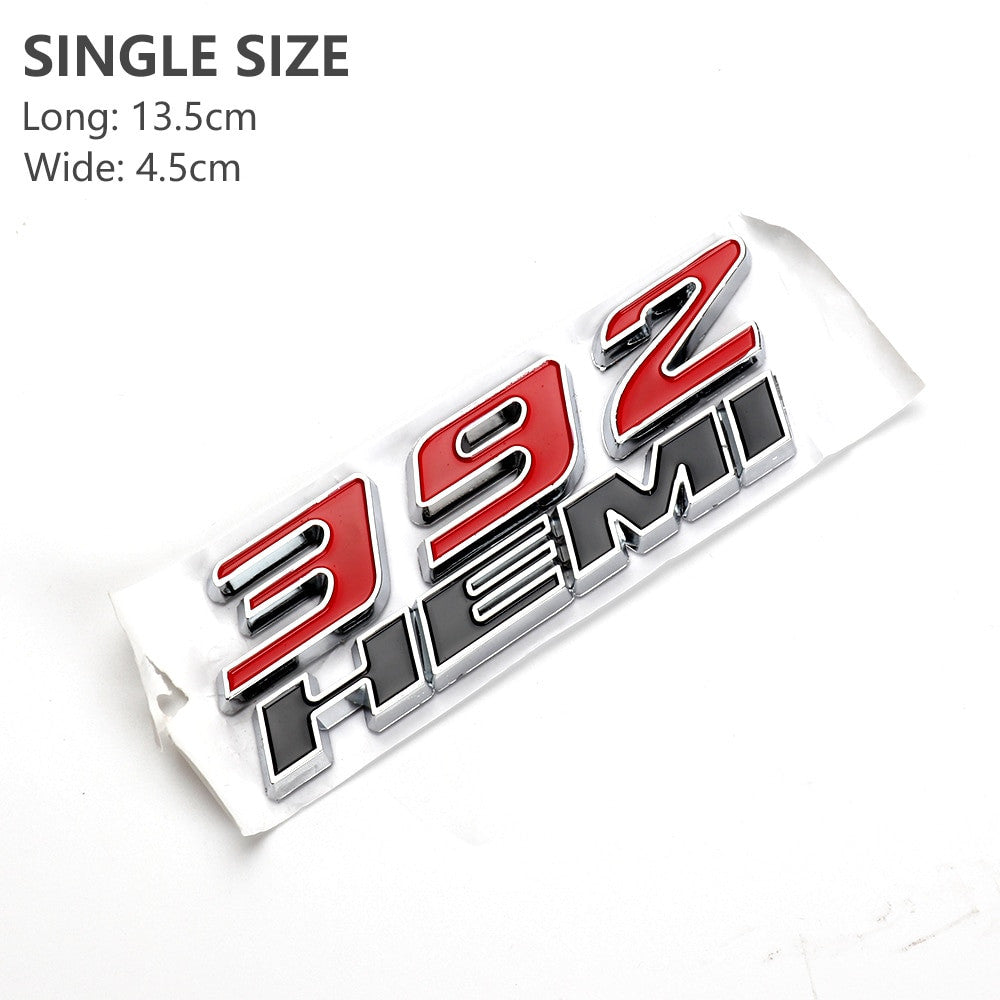 1 pcs ABS HEMI 6.4 392 HEMI Liter Badge Challenger Caliber RAM Badge