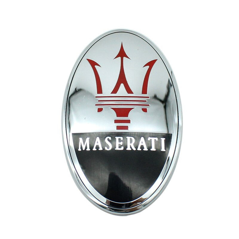 Maserati GT Car Front Hood Emblem Sticker Decal Badge Quattroporte Levante