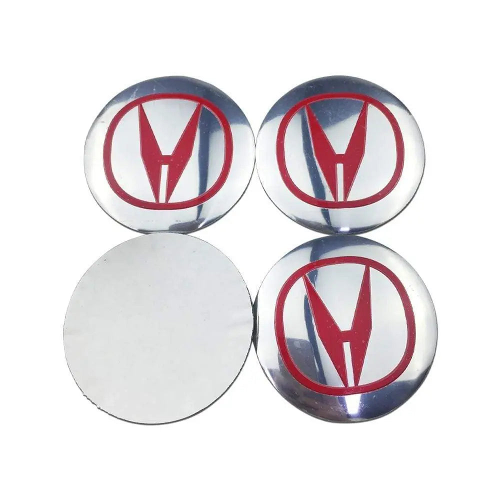 4PCS 56mm Acura Car Wheel Center Hub Cap Sticker Auto Tire Emblem Badge Decal