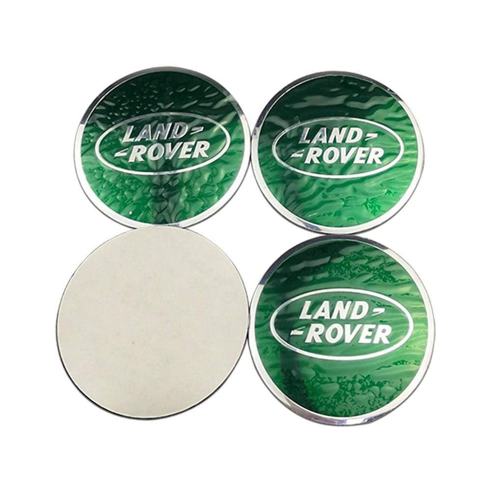 4PCS 56mm Land Rover Range RoverCar Wheel Center Hub Cap Sticker Auto Tire Emblem Badge Decal