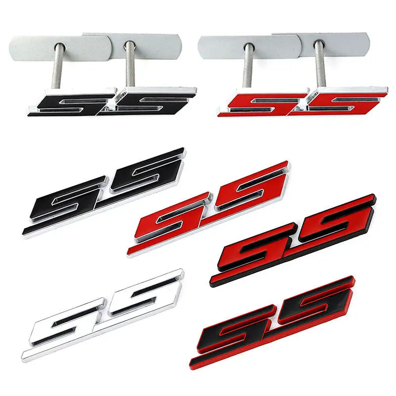 Sticker Front Hood Grill Emblem Grille Badge for Chevrolet SS Sport Cruze Camaro - larahd