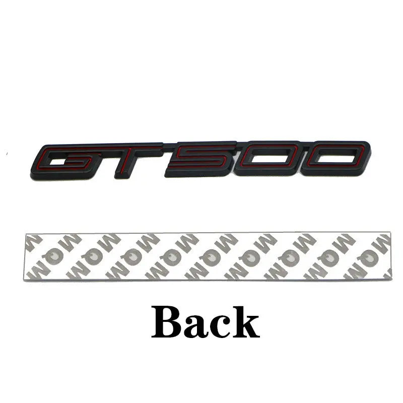 3D Metal GT500 Side Emblem Badge Sticker Rear Trunk Decals for Ford Mustang