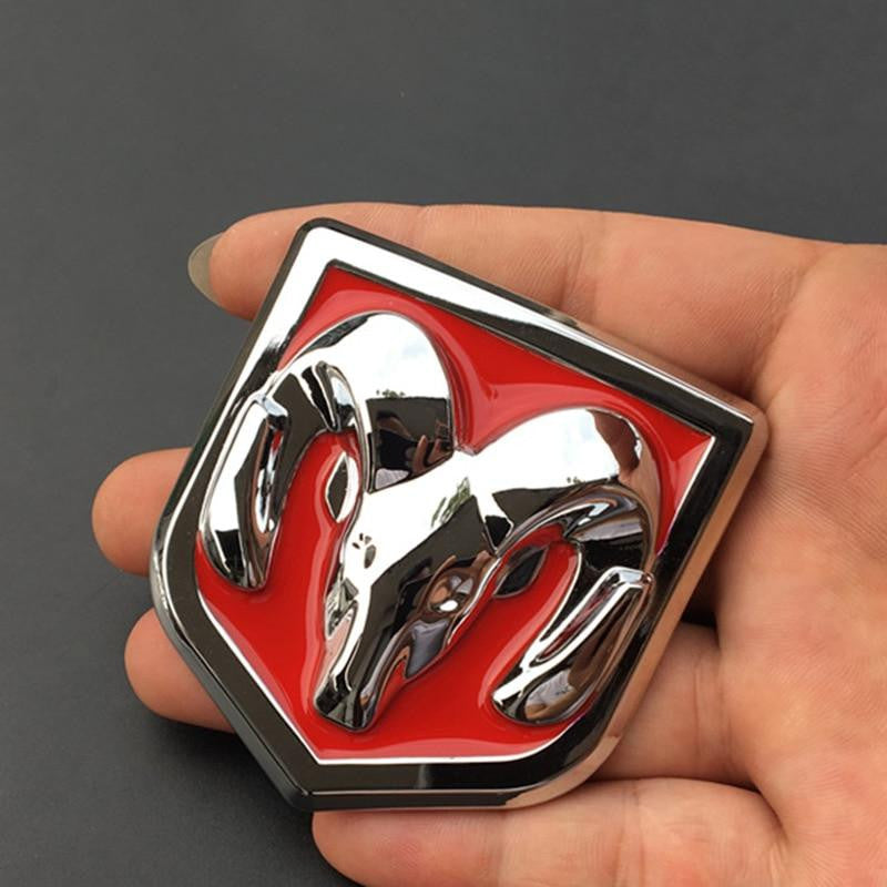 3d Ram Metal Badge Sticker for Dodge RAM 1500 2500 3500 Challenger Charger Durango Nitro Journey Caliber Car Exterior Decoration - larahd