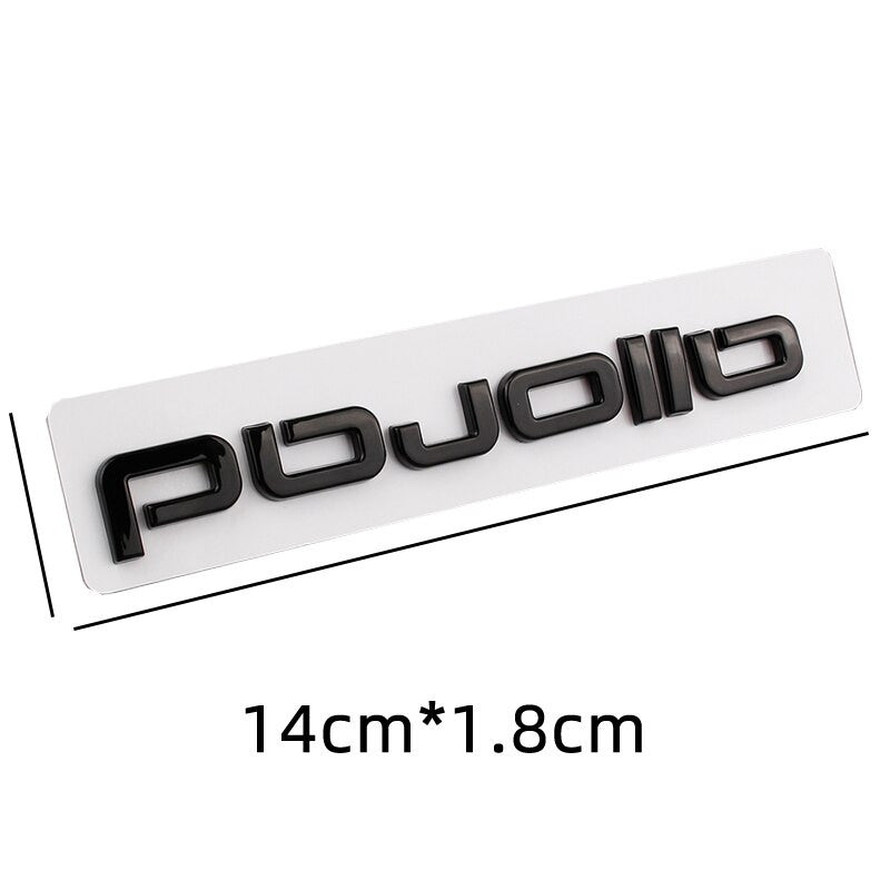 3D ABS Audi Allroad Chrome Decal Sticker For A4 B9 A6 C5 C7 C8 Badge Emblem