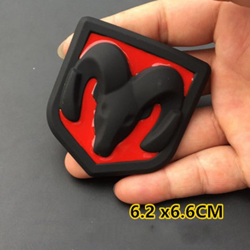 3d Ram Metal Badge Sticker for Dodge RAM 1500 2500 3500 Challenger Charger Durango Nitro Journey Caliber Car Exterior Decoration