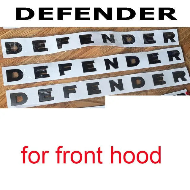 Land Rover DEFENDER Refitting Front Hood Lower Trunk Sticker Emblem - larahd