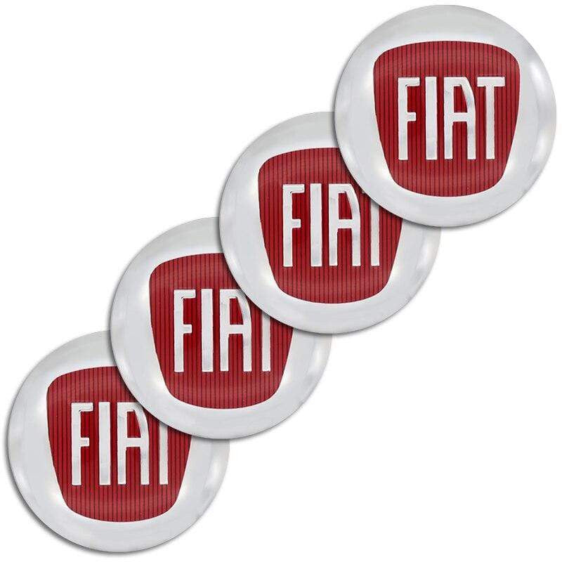 4Pcs 56mm Auto Emblem Wheel Center Hub Cover Sticker For Abarth Fiat Punto Tractor 124  Coupe  Ducato