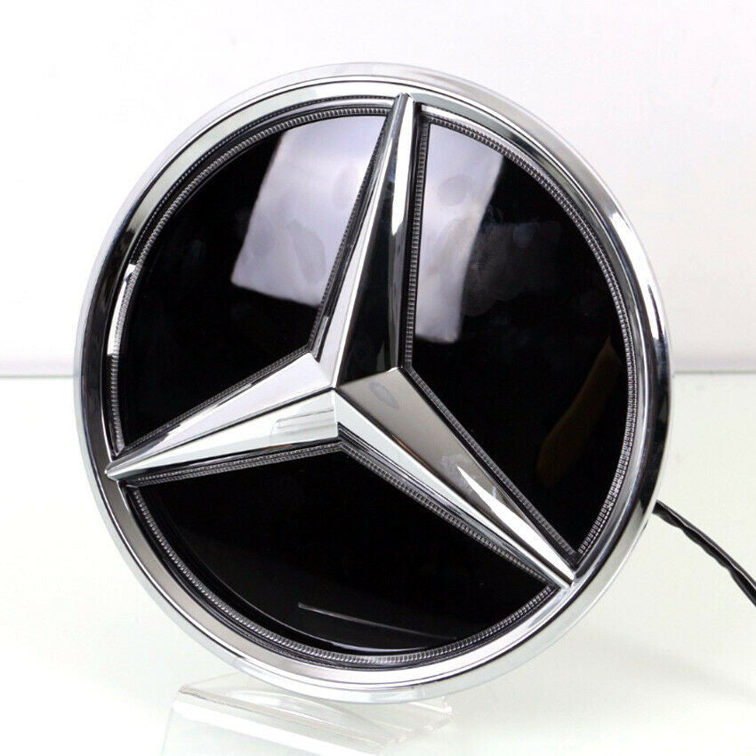 Mirror Car Led Star Logo Grille Badge Light For Mercedes Benz C Class 2019-2020