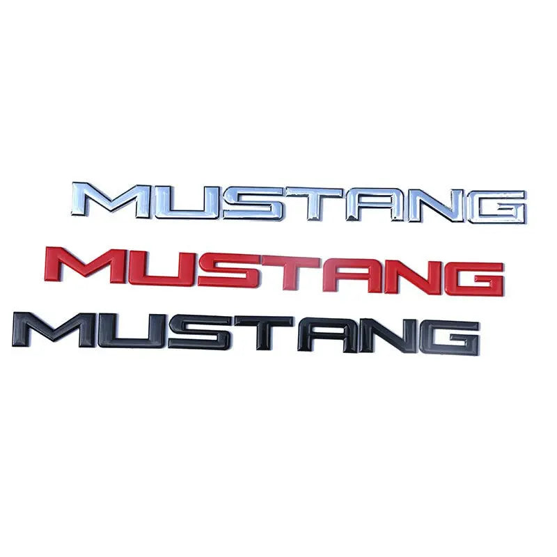 Car Emblem Metal Sticker Rear Trunk Badge Decals for Ford Mustang Shelby GT 350 - larahd