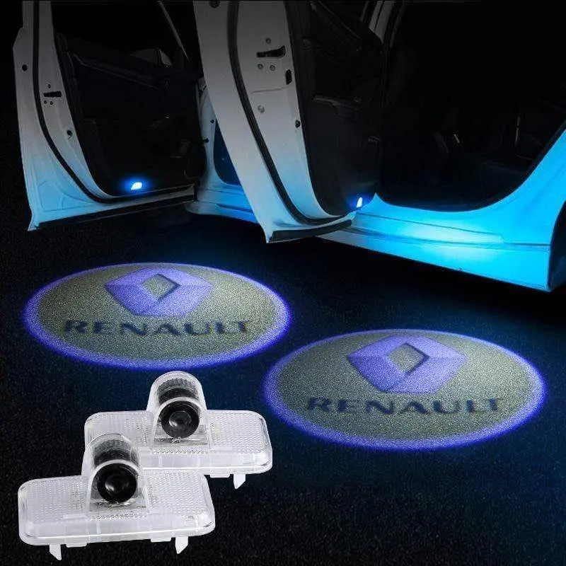 2X LED Car Door Welcome Light HD Logo Courtesy Projector Ghost Laser Renault - larahd