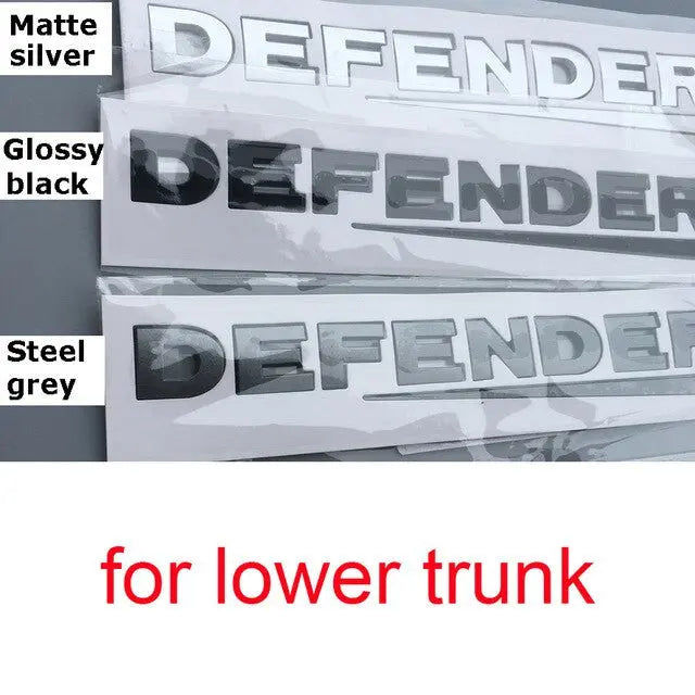 Land Rover DEFENDER Refitting Front Hood Lower Trunk Sticker Emblem - larahd