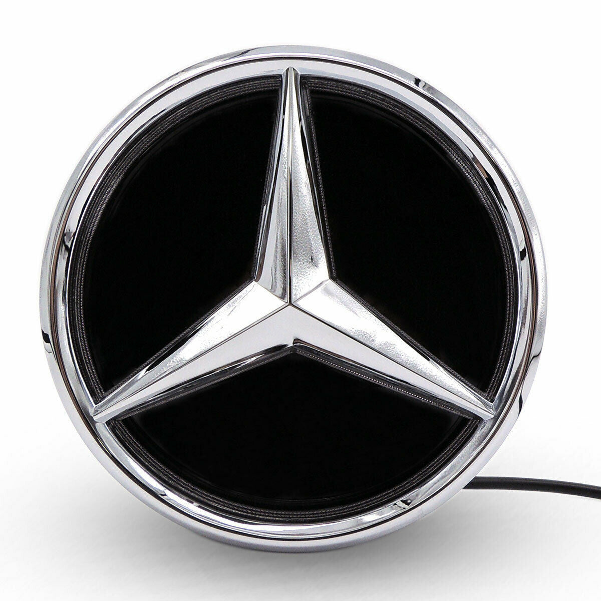 Mirror Led Star Front Logo Emblem Grille Light For Mercedes Benz Twist Type