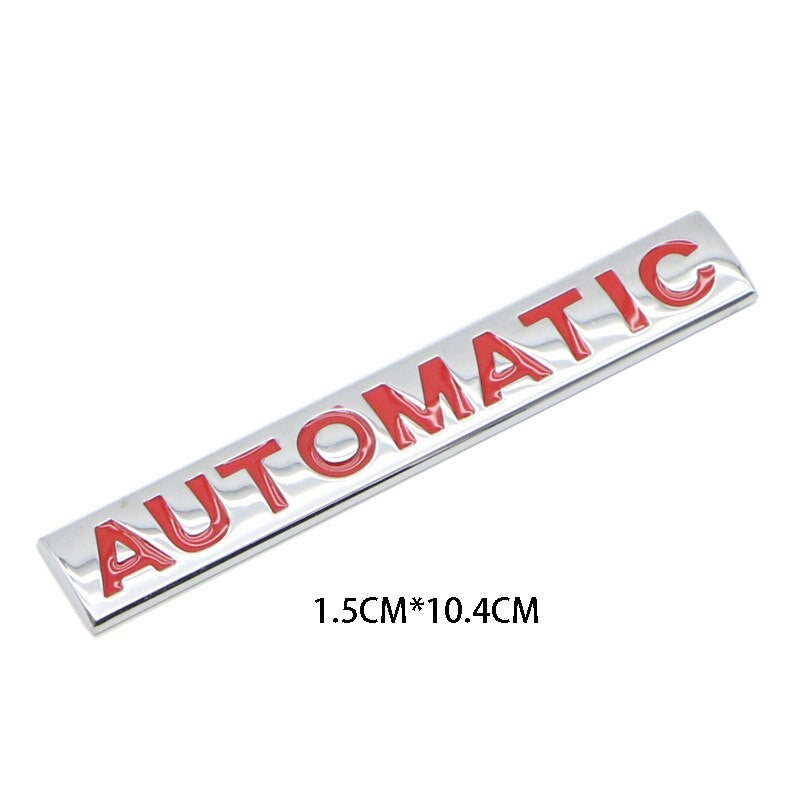 3D Metal Automatic Car Trunk Rear Tailgate Emblem Badge Decals Sticker