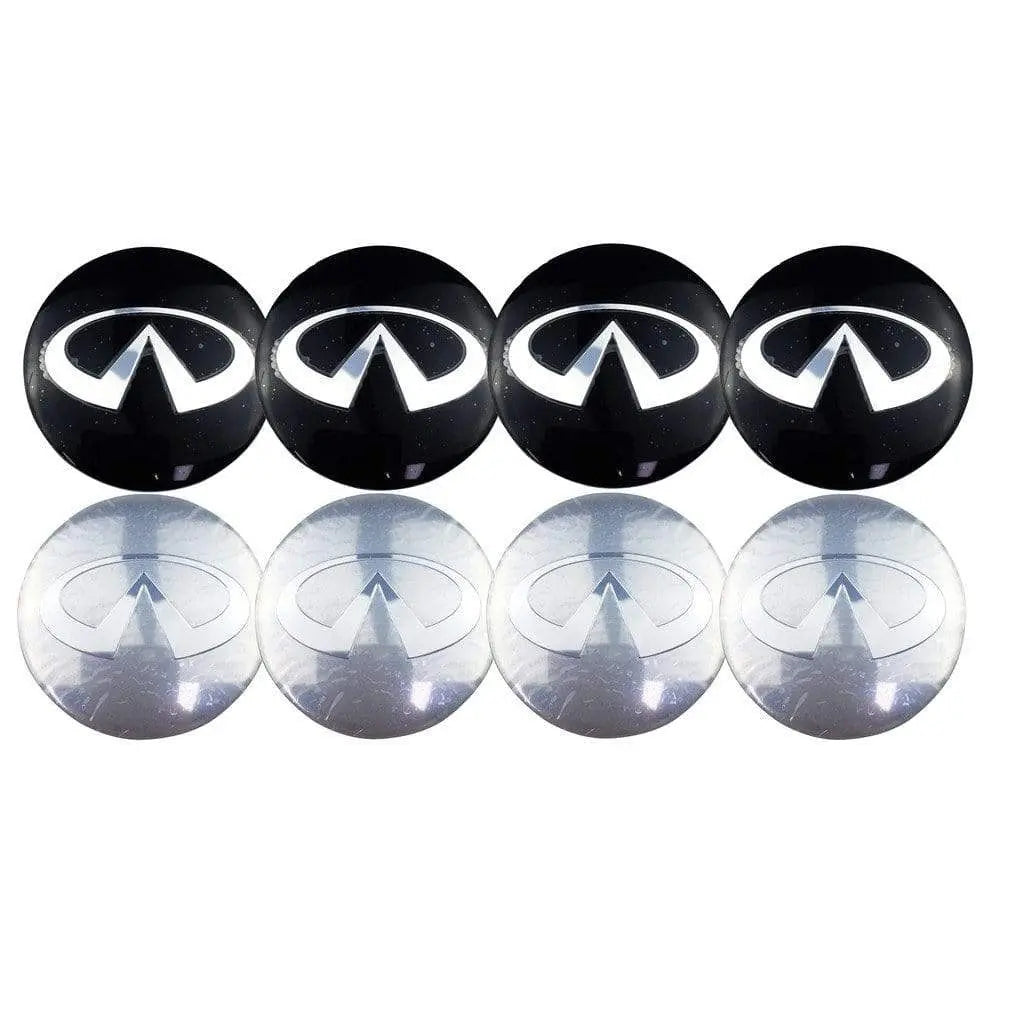 4PCS 56mm Infiniti Car Wheel Center Hub Cap Sticker Auto Tire Emblem Badge Decal - larahd