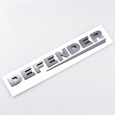 1X ABS Lettering Badge Emblem 90 110 Tailgate Sticker Defender Trunk Decal Land Rover