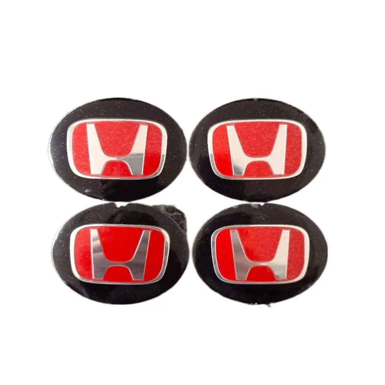 4pcs 56mm Honda Mugen Power Odyssey City Insight Accord Civic CRV Car Wheel Center Hub Cap Sticker Emblem Badge Decal - larahd