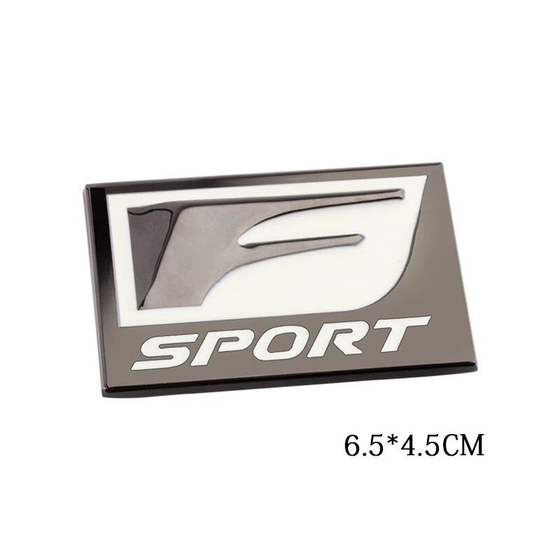 F-Sport Emblem Metal Logo Badge Side Fender Marker Trunk Lid for Lexus