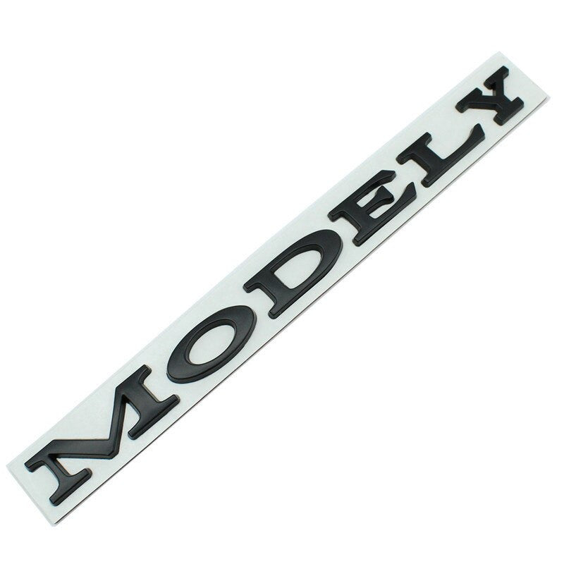 3D Letters Model Y Rear Back Trunk For Tesla Model Y Emblem Badge Stickers