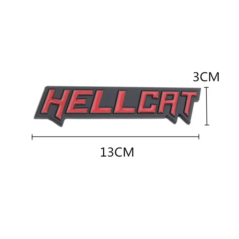 Dodge Challenger HELLCAT Charger Viper RAM Journey Caravan Sticker Front Grille Emblem - larahd