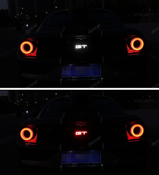 GT Trunk Lid Emblem Rear Led LED Badge Light Lamp for Mustang 2015-2019