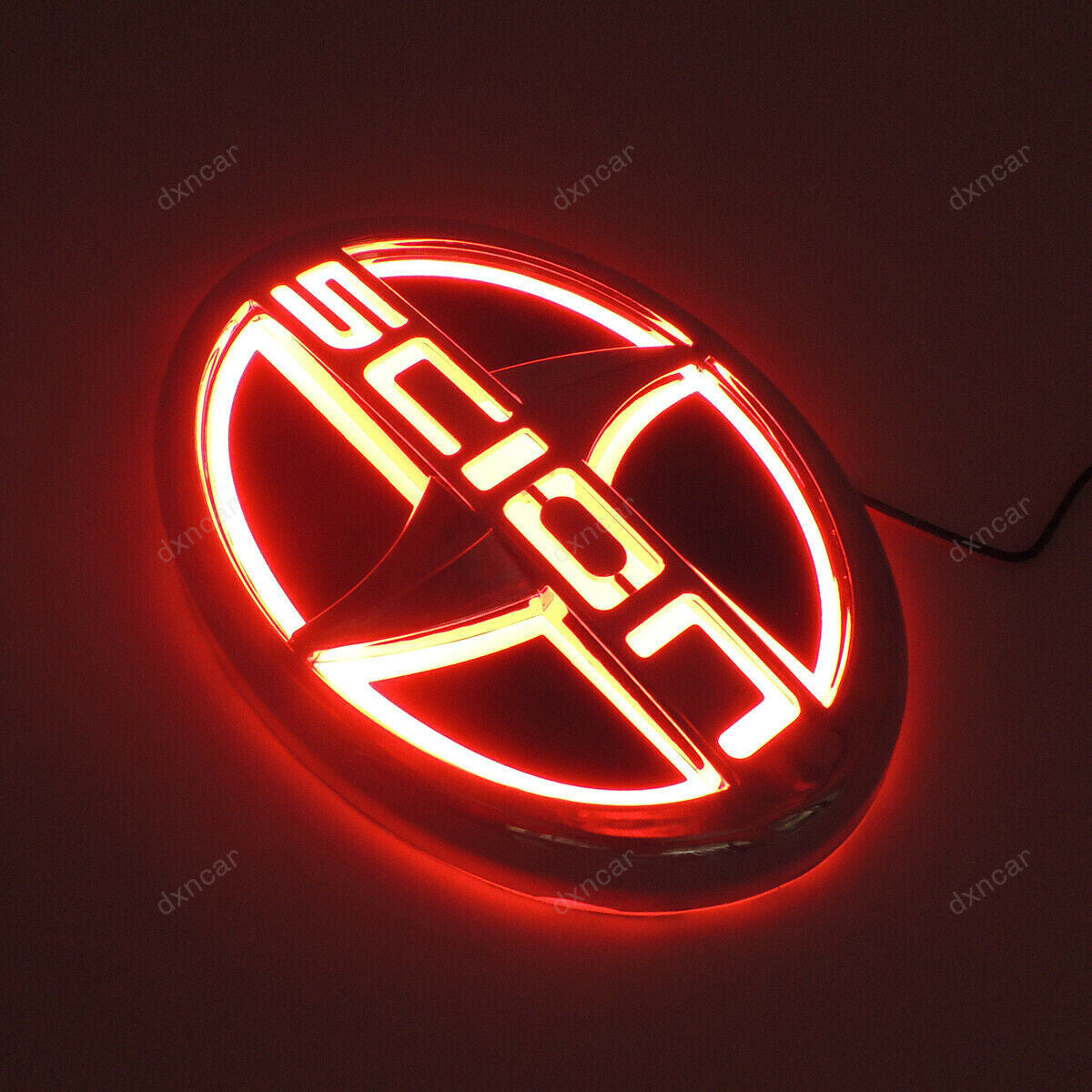 Illuminated Motors 5D LED Car Tail Rear Logo Light Badge Lamp Emblem Fits Scion