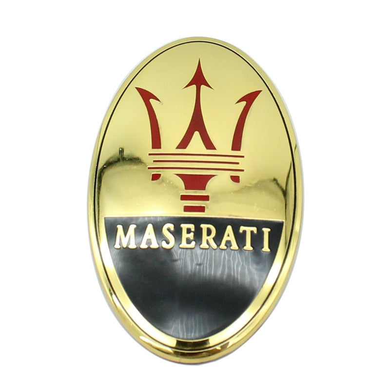 Maserati GT Car Front Hood Emblem Sticker Decal Badge Quattroporte Levante