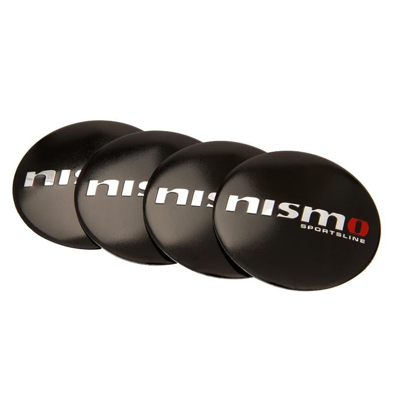 56mm 4PCS Nissan Nismo GTR X-Trail Qashqai tiida Altima sentra Car Wheel Center Hub Cap Sticker  Emblem Badge Decal