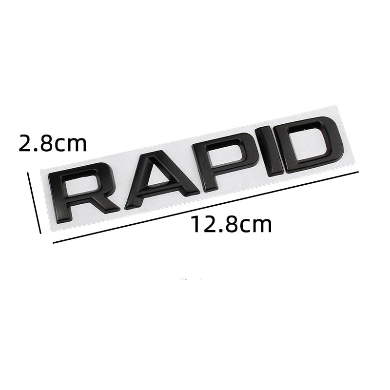 Skoda Rear Trunk Letters Replace Badge Emblem Metal Stickers For Octavia SUPERB FABIA - larahd