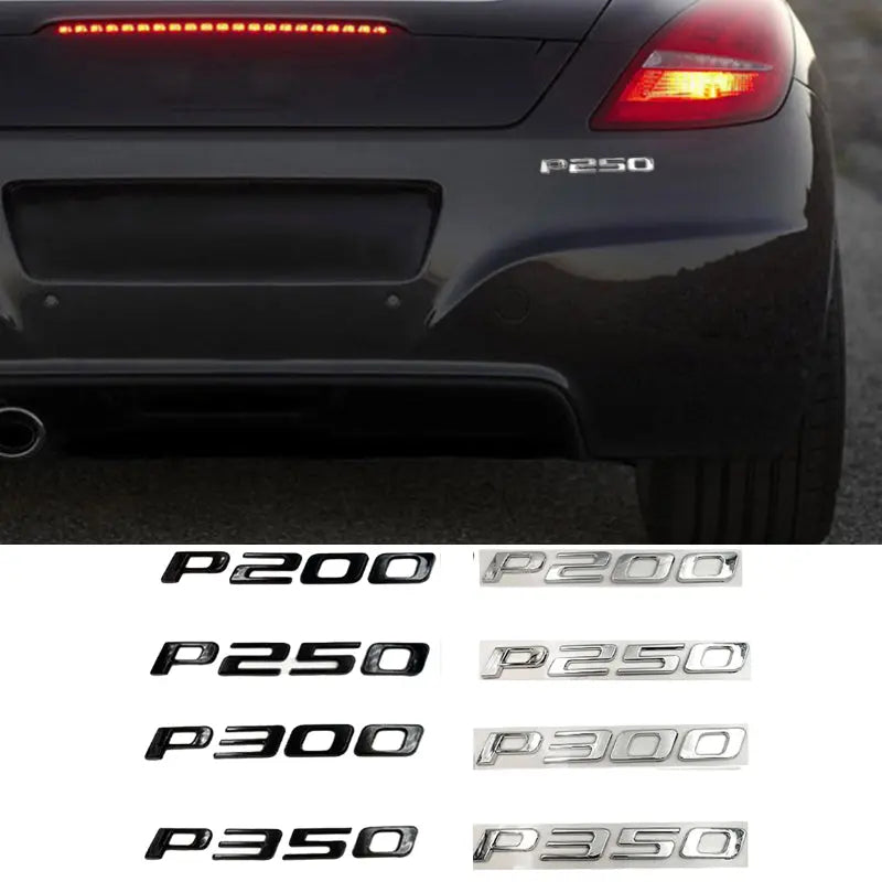 Car Sticker P200 P250 P300 P350 Emblem for Jaguar XF XJ X350 S-Type X260 XE X Type - larahd