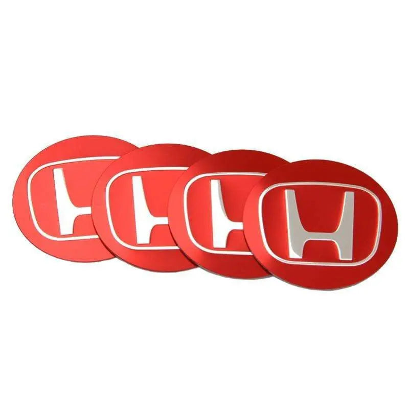 4pcs 56mm Honda Mugen Power Odyssey City Insight Accord Civic CRV Car Wheel Center Hub Cap Sticker  Emblem Badge Decal