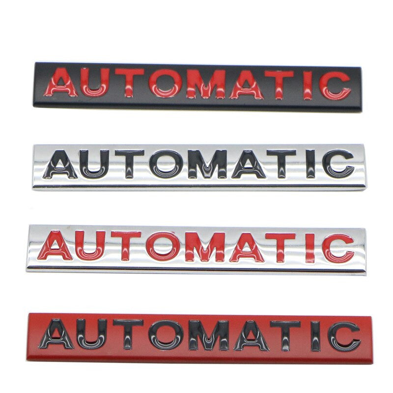 3D Metal Automatic Car Trunk Rear Tailgate Emblem Badge Decals Sticker - larahd