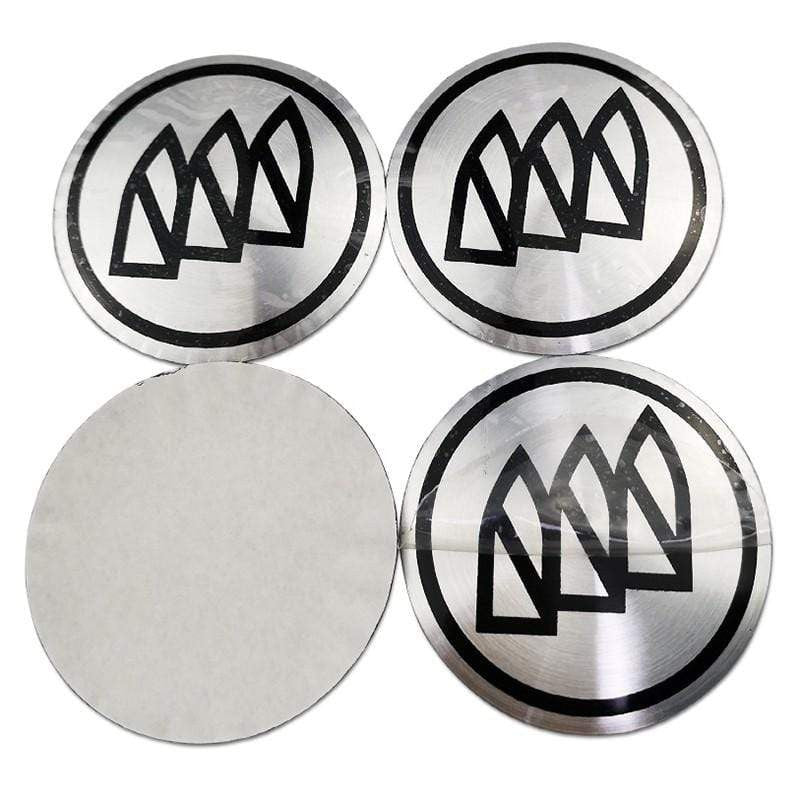 4PCS 56mm Buick Car Wheel Center Hub Cap Sticker Auto Tire Emblem Badge Decal