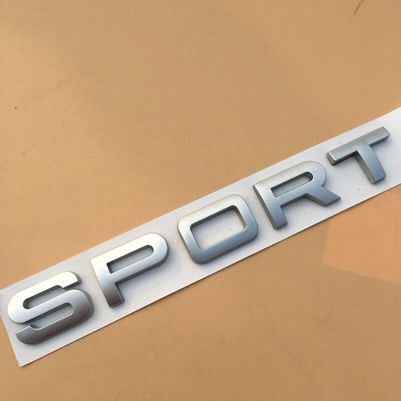 SPORT Emblem for Land Range Rover SV Autobiography Discovery HSE Luxury SCV6 SDV6 SDV8 Si4 Bar Badge Car Styling Trunk Sticker - larahd