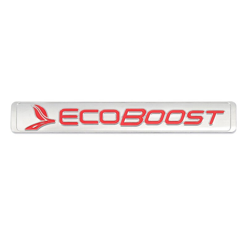 Metal Ecoboost Sticker Emblem Badge Decal for Ford Focus 2 3 4 Fiesta Kuga Escape Mondeo Edge