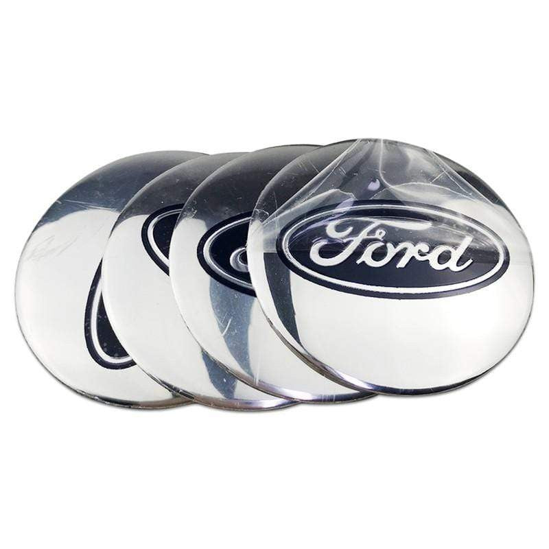 4pcs 56mm Ford Modified Horse Wolf Shelby FOOSE RS ST Car Wheel Center Hub Cap Sticker Emblem Badge Decal-Realmancar