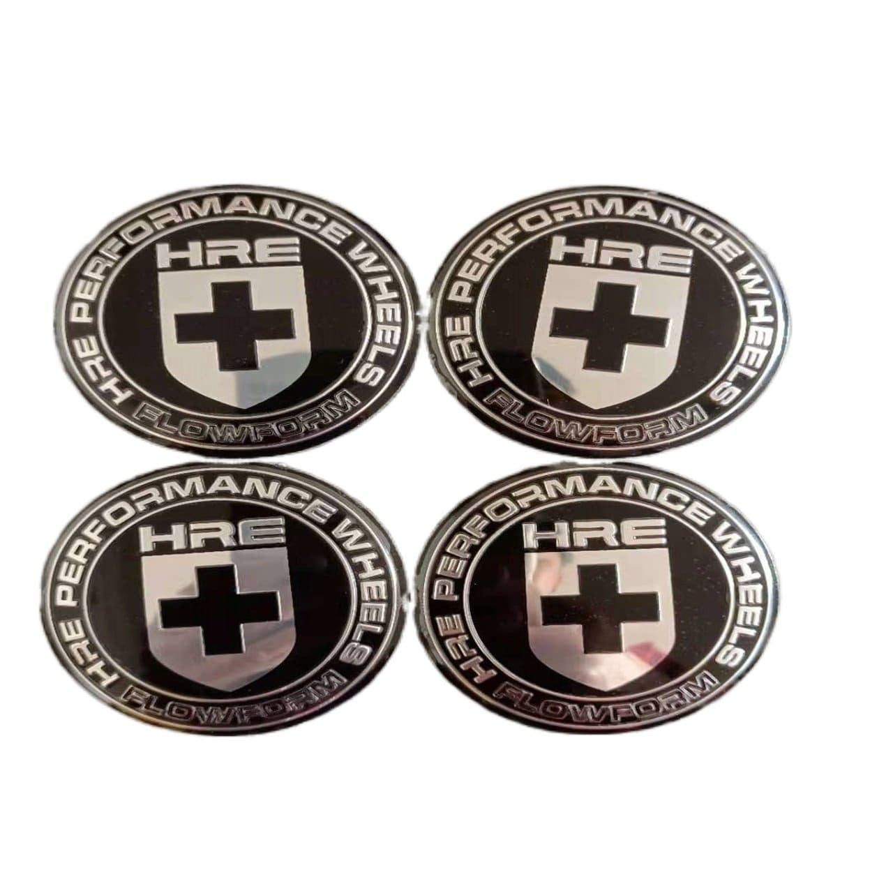 4pcs 56mm HRE PERFORMANCE Car Wheel Center Hub Cap Badge Emblem Decal Stickers-Realmancar