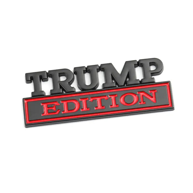 TRUMP Edition Badge Emblem Hood Grille for Subaru Chevrolet Honda Jeep Ford Nissan Lexus - larahd