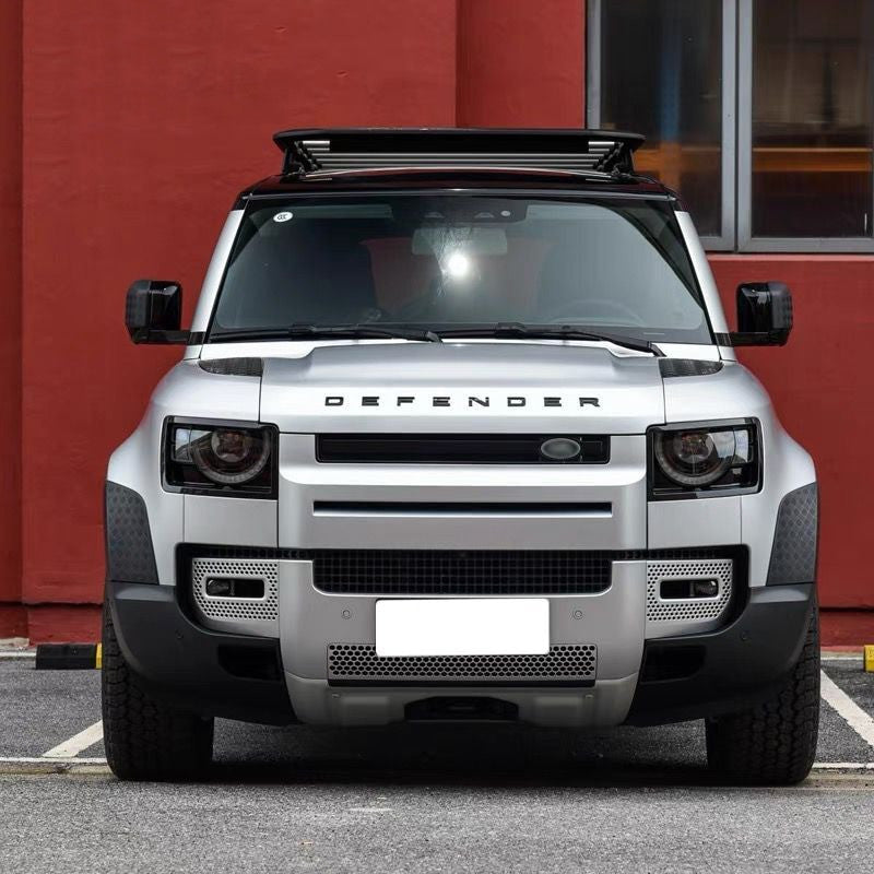 Defender ABS Chrome Decals Sticker For Land Rover Head Hood Letters Nameplate Emblem Badge - larahd