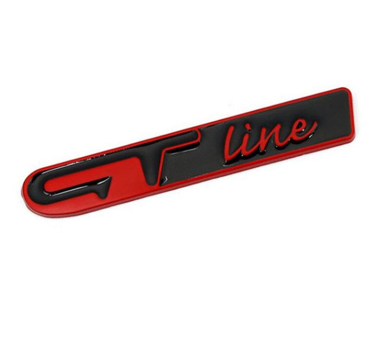 Alloy GT LINE Emblem Badge Sticker for KIA Forte Optima Stinger Sorento K5 - larahd