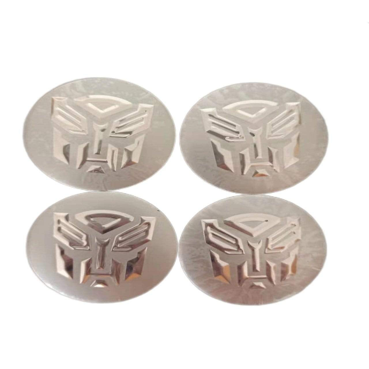 4pcs 56mm Transformers Autobots Decepticons Car Wheel Center Stickers Wheel Center Hub Caps Badge Emblem Decal-Realmancar