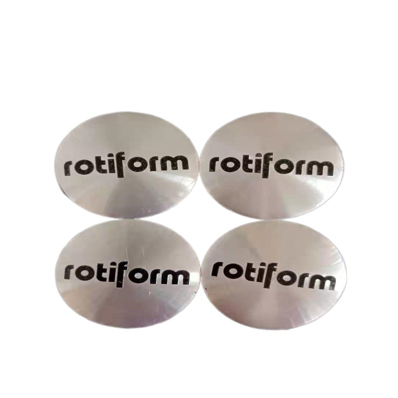 4pcs 56mm rotiform Car Wheel Center Hub Cap Badge Emblem Decal Stickers