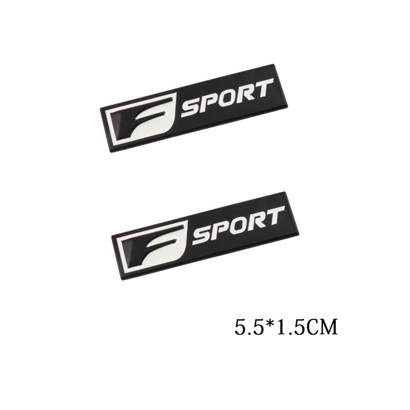 F-Sport Emblem Metal Logo Badge Side Fender Marker Trunk Lid for Lexus