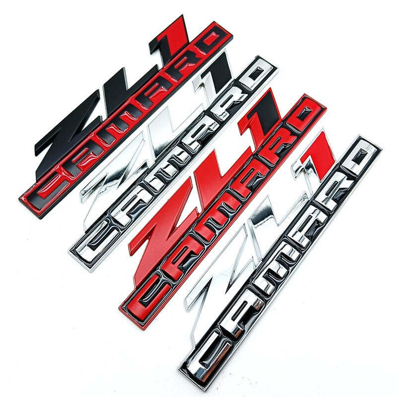 ZL1 Camaro Emblem Badge Decals Front Hood Grille for Chevrolet Camaro ZL1 - larahd