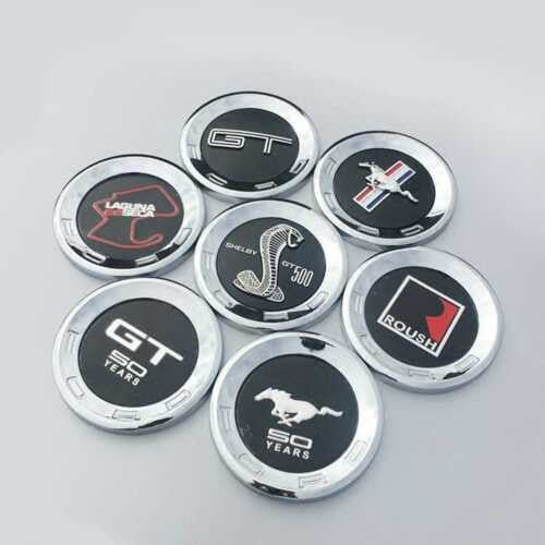 1pcs High quality Black Snake Emblem Badge stickers Car Covers for Mustang Shelby GT500 - larahd