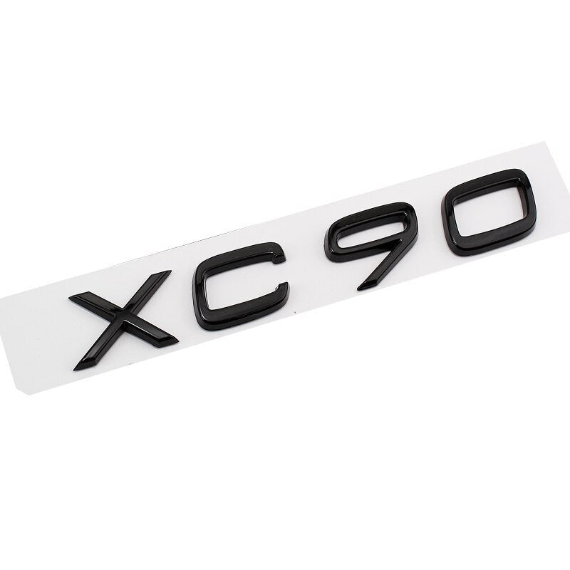 Glossy Black Emblem Sticker For Volvo XC90 XC60 XC40 D2 D5 S80 S90 S60 S40 V40 V60 - larahd