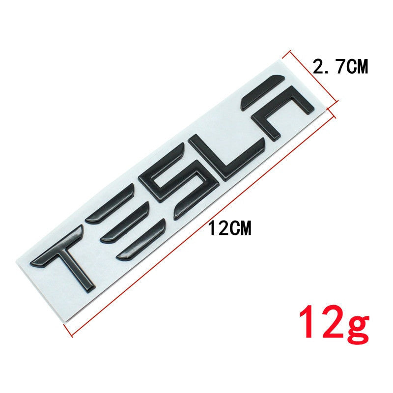 3D Metal for Tesla Model X Model 3 Model S Model Y Stickers Decals emblem badge